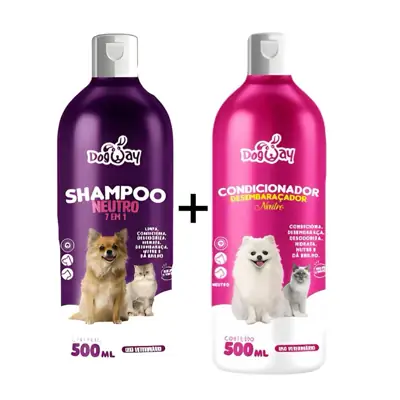 Foto do anúncio: Kit Shampoo Branqueador 7 Em 1 + Condicionador Desembaraçador