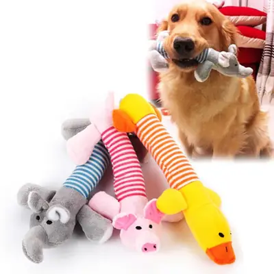 Foto do anúncio: Brinquedo Para Cachorro Mordedor Com Apito Interativo Pelucia Animais