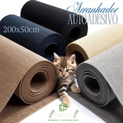 Foto do anúncio: Protetor de Sofá Adesivado - Arranhador para gatos 200X50cm - 2 metros