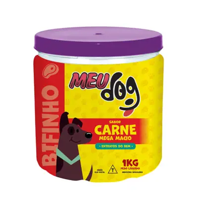 Foto do anúncio: Bifinho Meu Dog sabor CARNE 1kg Pote