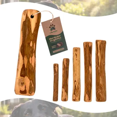 Foto do anúncio: Mordedor Para Cachorro Natural Produto Rustico Madeira de Café Sabor