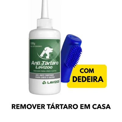 Foto do anúncio: Anti Tártaro Lavizoo 100g para Cães e Gatos com Dedeira | Ideal para quem nunca usou