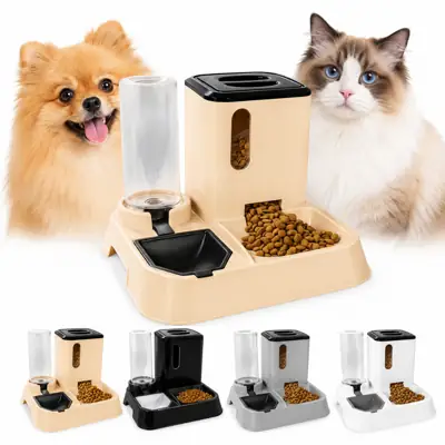 Foto do anúncio: Comedouro e Bebedouro Pet Automático Premium Para Cães e Gatos Com Pá