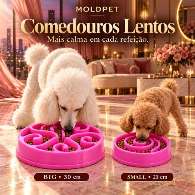 Foto do anúncio: Comedouro Educativo Lento Para Cachorro Gato Pequeno e Grande