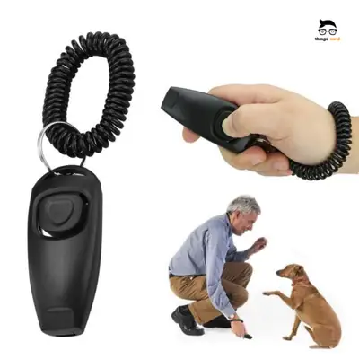 Foto do anúncio: Clicker E Apito Ultrassônico Pet Adestramento 2 Em 1 Com Pulseira