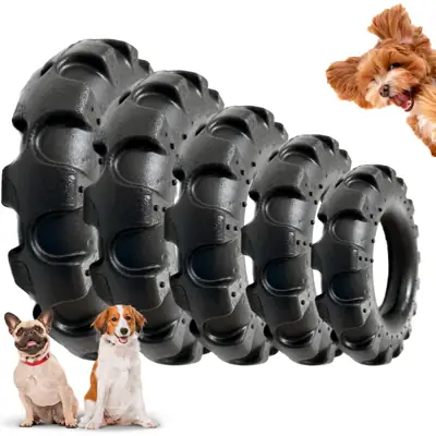 Foto do anúncio: Brinquedo Para Cães Cachorros Pequenos Médios e Grandes Mordedor Pet Pneu Resistente Antistress