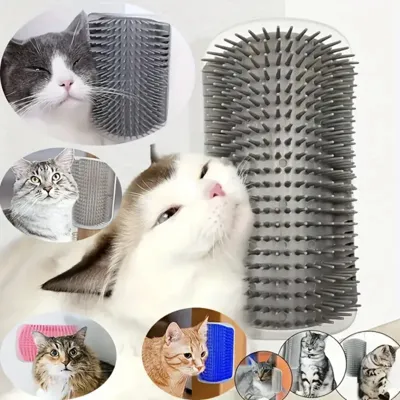 Foto do anúncio: Kit de escovas de parede para gato, com catnip