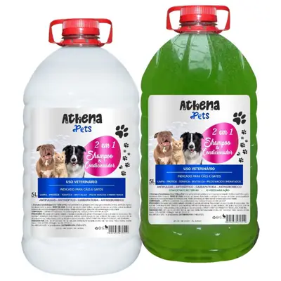 Foto do anúncio: Shampoo Condicionador Para Pet Cachorros Gatos 5Lt 2 Em1 7 Ervas