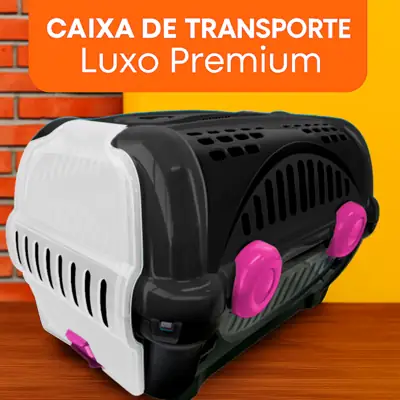Foto do anúncio: Caixa de transporte Luxo Furacão Pet N2 e N3 para cachorro Gato