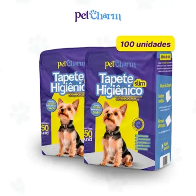 Foto do anúncio: Kit Tapete Higiênico PetCharm Slim até 50 unidades -Tamanho 50cm x 60cm Para Cachorros