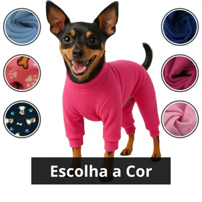Foto do anúncio: Roupinha para Pet Macacão Escolher Cor Inverno - Roupa para Macho
