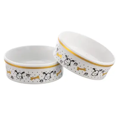 Foto do anúncio: 2 Comedouro Cachorro para Caes pet 610ml Porcelana Branca