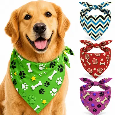 Foto do anúncio: Kit 3 Bandana Pet Lenço Cachorro e Gato