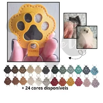 Foto do anúncio: Chaveiro patinha PET lembrança Para colocar o pêlo do seu doguinho