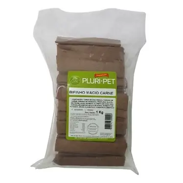 Foto do anúncio: Bifinho Macio - PLURI-PET - Sabor Carne Defumada - 1 Kg