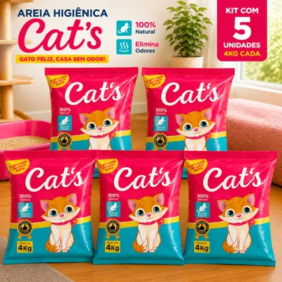 Foto do anúncio: Areia Gats Tradicional 4 Kg - EF Pet - Grãos Finos - ENVIO RÁPIDO - Kit 1 ou 5 Pacotes