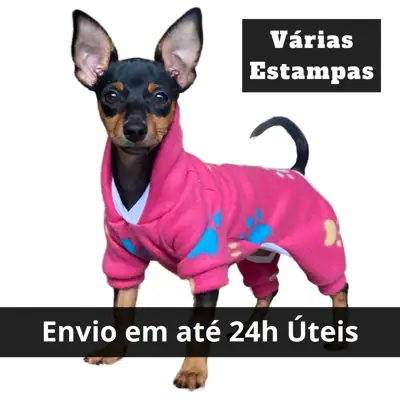 Foto do anúncio: Macacão com Capuz Roupinha Pet Inverno - Roupa para Macho e Fêmea