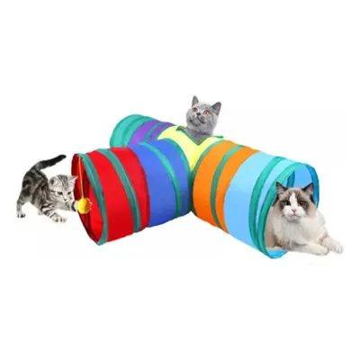 Foto do anúncio: Túnel Labirinto Para Gatos Cães Interativo Cat Brinquedo Pet Cor Arco-íris T