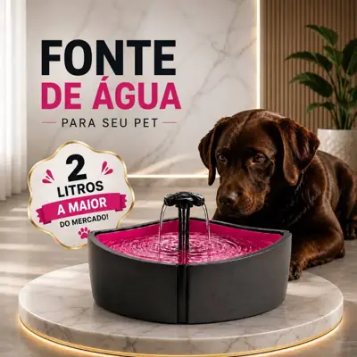 Foto do anúncio: Fonte De Água Bebedouro Para Gatos E Cães 1 Ou 2 Litros Bivolt Mec Pet