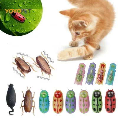 Foto do anúncio: Rato Educacional Interativo Para Animais De Estimação De Minhoca Elétrica De Brinquedo Gatos Que Vira Automaticamente E