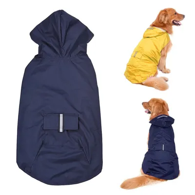 Foto do anúncio: Capa De Chuva Cachorro Para Cães Roupa Impermeáveis Com Capuz Reflexivo
