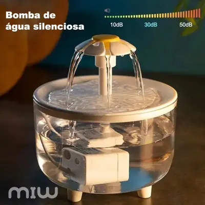 Foto do anúncio: Bebedouro Automático MIW com Circulação e Filtro Triplo/1,5L, Base