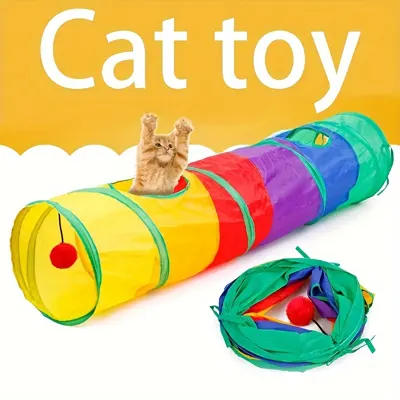 Foto do anúncio: Brinquedo Para Pets Túnel Labirinto Para Gatos Colorido