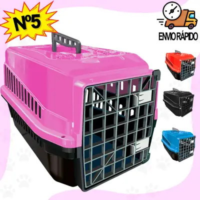 Foto do anúncio: Caixa de Transporte N 5 Com 2 Travas Bolsa Viagem Pet Cachorro Gato