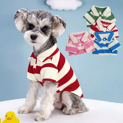 Foto do anúncio: Camiseta Pólo Cachorro Roupa Cães Pequenas Médias Colete Gatos