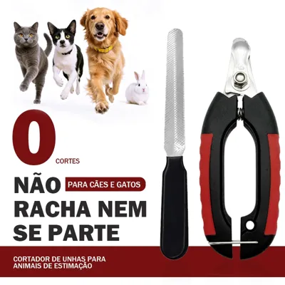 Foto do anúncio: Alicate Cortador de Unhas Pet Grande Profissional com Lixa