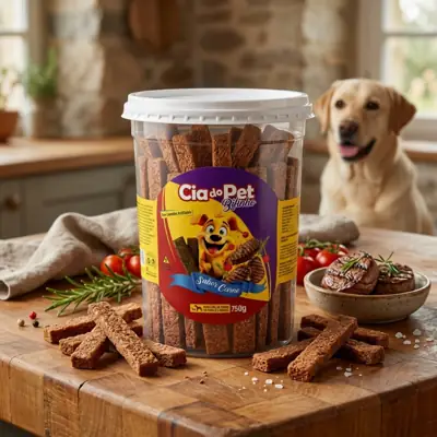 Foto do anúncio: Petisco Para Cachorro Bifinho Cia do Pet 750g Sabor Carne