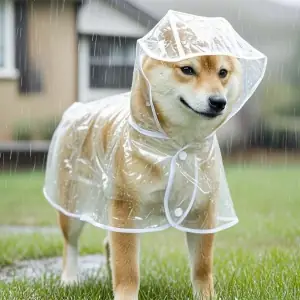 Foto do anúncio: Capa de Chuva Pet Impermeável Proteção Cachorro Grande Médio Pequeno