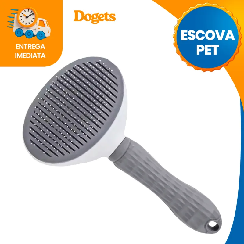Foto do anúncio: Escova Rasqueadeira Removedora de Pelos para Cachorro e Gato
