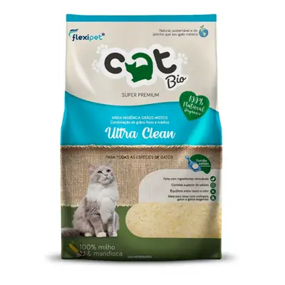 Foto do anúncio: Areia Higiênica Biodegradável para Gatos - Catbio Milho e Mandioca