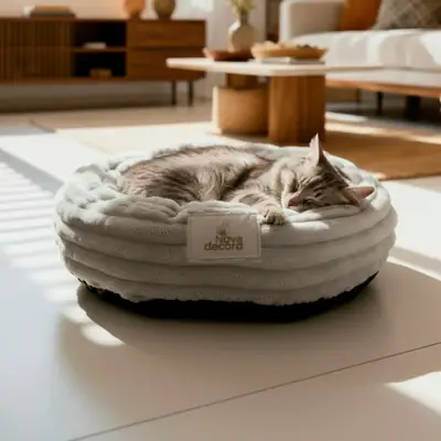 Foto do anúncio: Cama Para Cachorro e Gato Pequeno Ninho Nuvem Caminha Pet Luxo Confortável 50cm - Novadecora