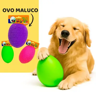 Foto do anúncio: Brinquedo Cachorro Mordedor Cachorro Pet Ovo Maluco Bolinha Interativa