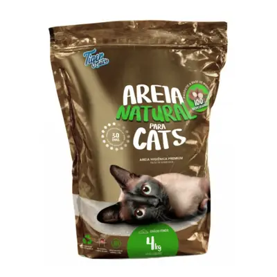 Foto do anúncio: Areia Higiênica Biodegradável Mandioca Para Gatos Tiger Cats