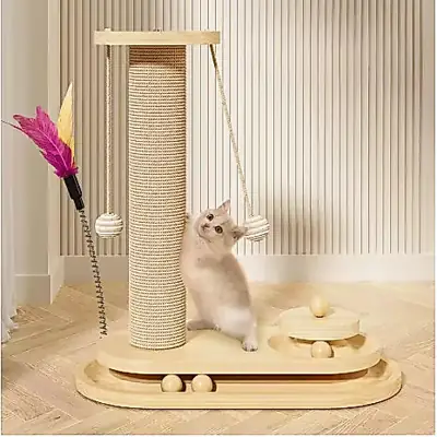 Foto do anúncio: Arranhador Torre Para Gatos Poste Brinquedo Bolinha Interativo Com Sisal