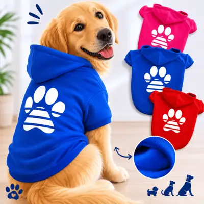 Foto do anúncio: Roupa de Frio para Cachorro Moletom Peluciado Roupinha Pet Pequeno