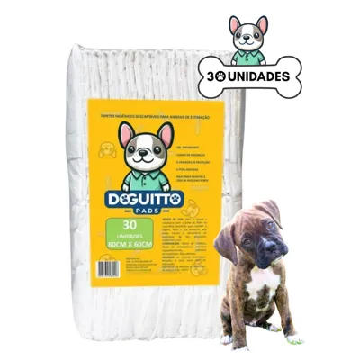 Foto do anúncio: Tapete Higiênico Pet 80x60 Doguitto Premium 30 Unidades Gel Absorvente Anti Odor