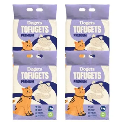 Foto do anúncio: Areia Para Gato Tofu 2 kg Vegetal Higiênica Areia Gato Premium Sanitária