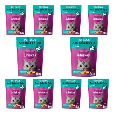 Foto do anúncio: 10x Whiskas Temptations P/ Gatos 80g