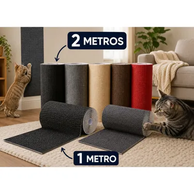 Foto do anúncio: Arranhador Adesivo para Gatos 200x50 cm e 100x50 cm – Carpete Premium para Sofá, Móveis,