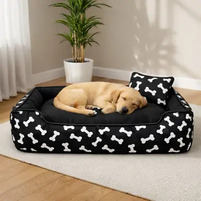 Foto do anúncio: Caminha Cama Pet com Fundo impermeável com Zíper para Cão Gato Grande