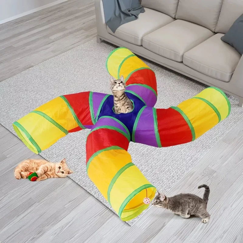 Foto do anúncio: Túnel Labirinto para Gatos com 4 Vias