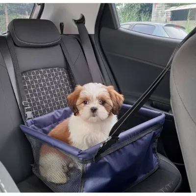 Foto do anúncio: Cadeirinha Assento Carro Bolsa Sacola Transporte Basic ATÉ 10kg Cães Cachorro Gatos Viagem