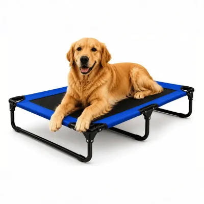 Foto do anúncio: Cama Pet Para Cachorro Suspensa Elevada Lavável Impermeável Grande GG Até 50kg 105x61cm