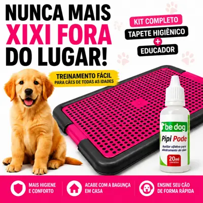 Foto do anúncio: Kit Sanitário Tapete Higiênico Grande para Cachorro + Educador Xixi