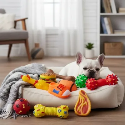 Foto do anúncio: Kit 5 Mordedor Pet Brinquedos De Borracha Para Cães Cachorro Com Barulho