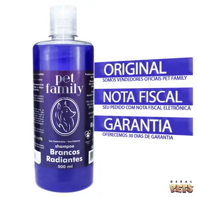 Foto do anúncio: Shampoo Pet Branqueador Matizador Natural Para Cães e Gatos Pelos
